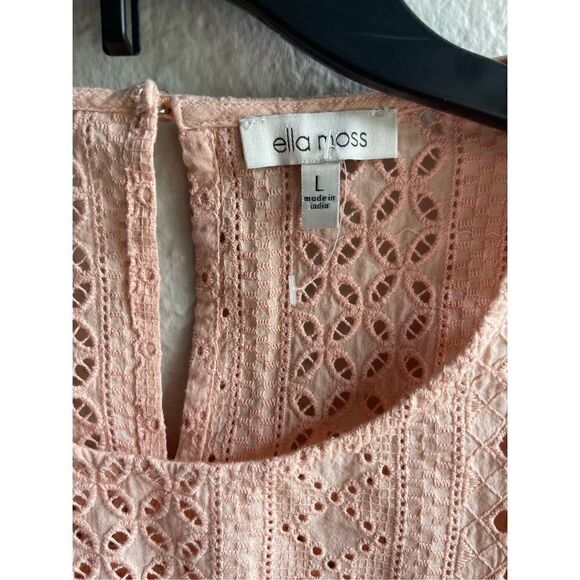 ❤️Ella Moss Flutter Sleeve Boho Top - Picture 3 of 6